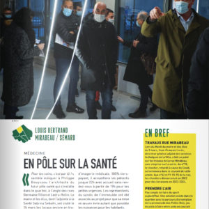 Avril 2021 / Journal d’Ivry-sur-Seine : Sagéo en pôle sur la santé